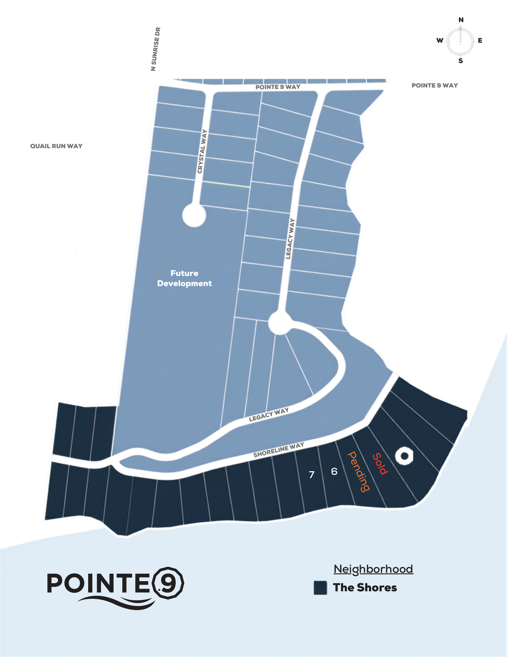 The Shores Site Map